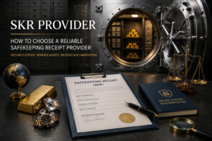 SKR provider for secure safekeeping receipt and asset custody